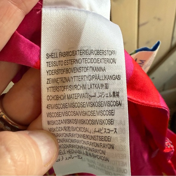 NWT Farm Rio Anthropologie Wrap Slip Mini Skirt - Picture 7 of 10